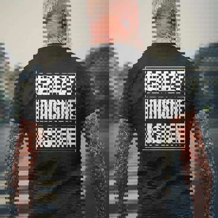 Crazy Handsome アジアンファニーtシャツ メンズTシャツ バックプリント 高齢者への贈り物