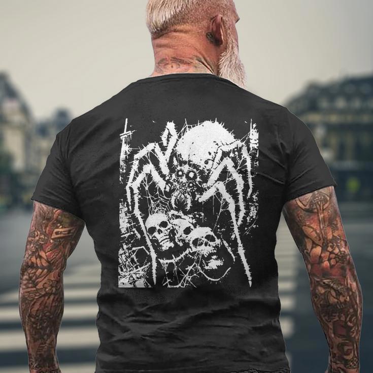 Crust Punkpinne Horror Creepy Edgy Goth Grunge Weirdcore T-Shirt mit Rückendruck Geschenke für alte Männer