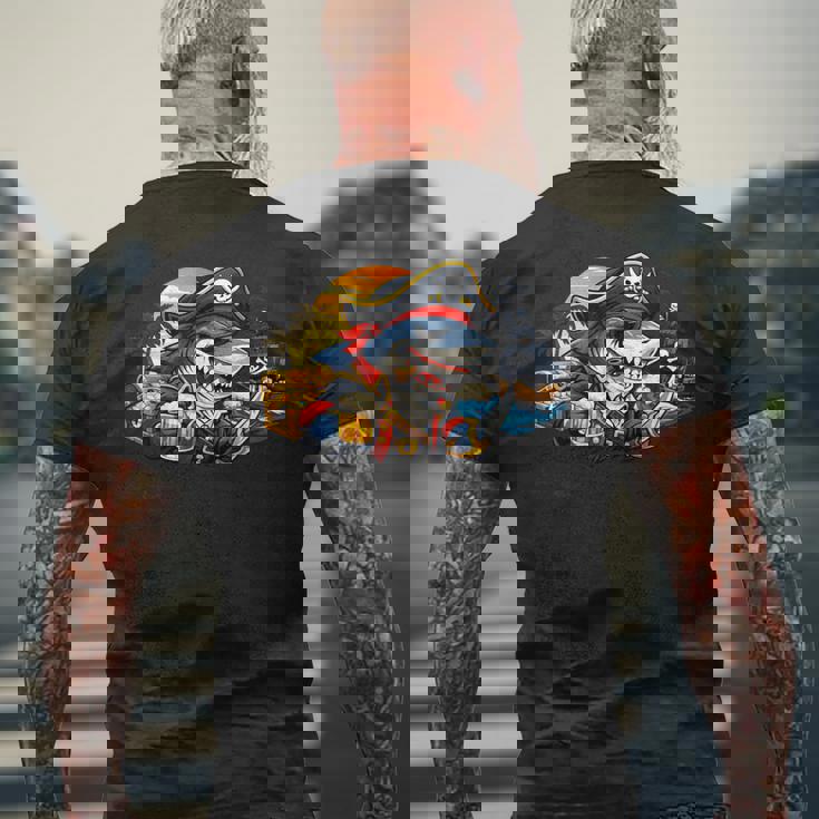 Dads Piratehark グラフィック 漫画 海 アドベンチャーシャツ メンズTシャツ バックプリント 高齢者への贈り物