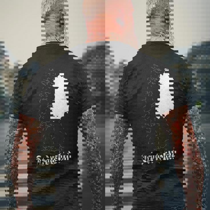 Ddr Gdr ソ連東ドイツ メンズTシャツ バックプリント 高齢者への贈り物