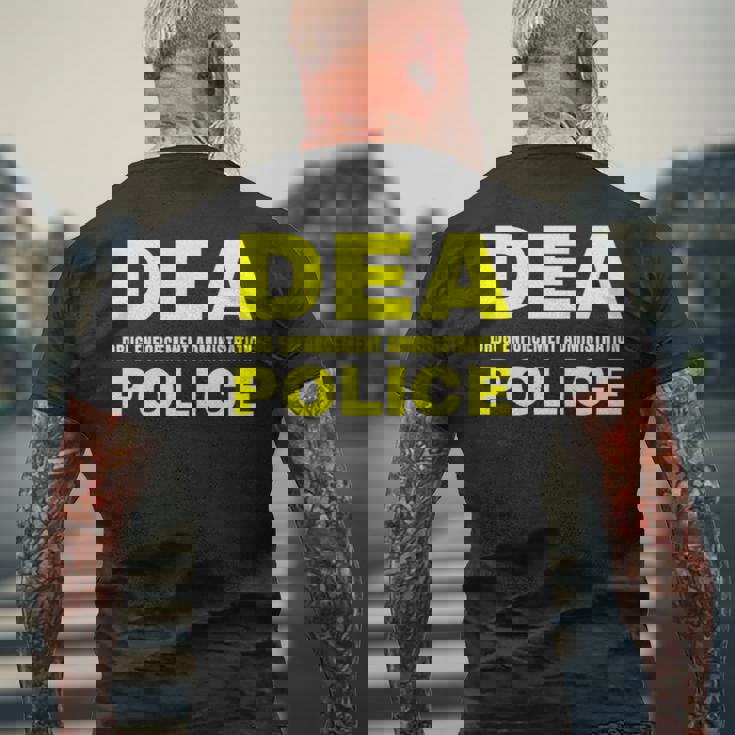 Dea 警察官 麻薬取締局 フロントプリント 長袖tシャツ メンズTシャツ バックプリント 高齢者への贈り物