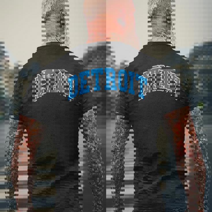 Detroit Throwback Classic メンズTシャツ バックプリント 高齢者への贈り物