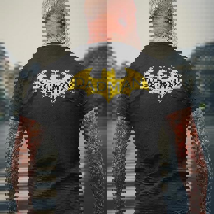 Divertente Papà Regalo Di Compleanno Uomo Idea Dadman T-shirt da uomo con stampa posteriore Regalos para ancianos