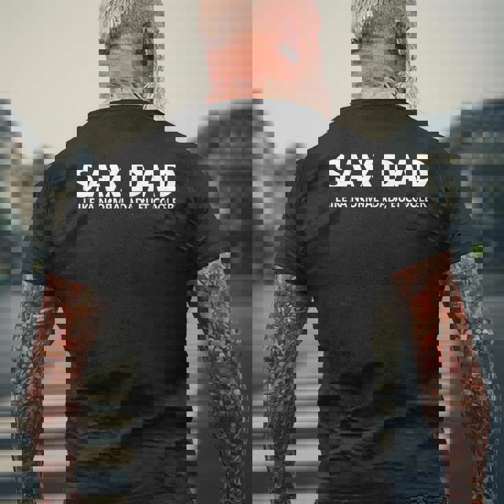 Divertenteassofono Papàax Papà T-shirt da uomo con stampa posteriore Regalos para ancianos