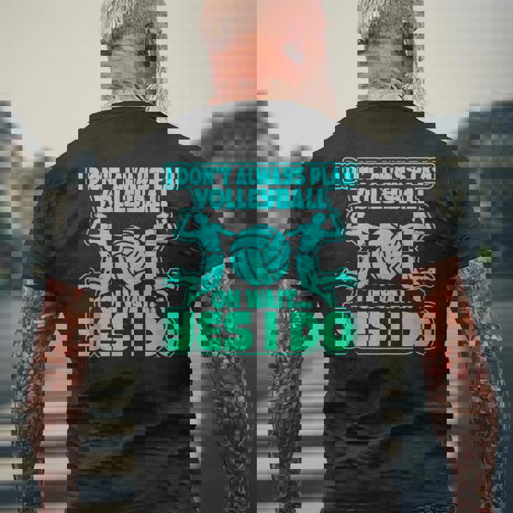 I Don't Always Play Volleyball Oh Wait Yes I Do Tank Top Men's Back Print T-Shirt Gifts for Old Men I Don't Always Play Volleyball Oh Wait Yes I Do Tank Top Men's Back Print T-Shirt Gifts for Old Men