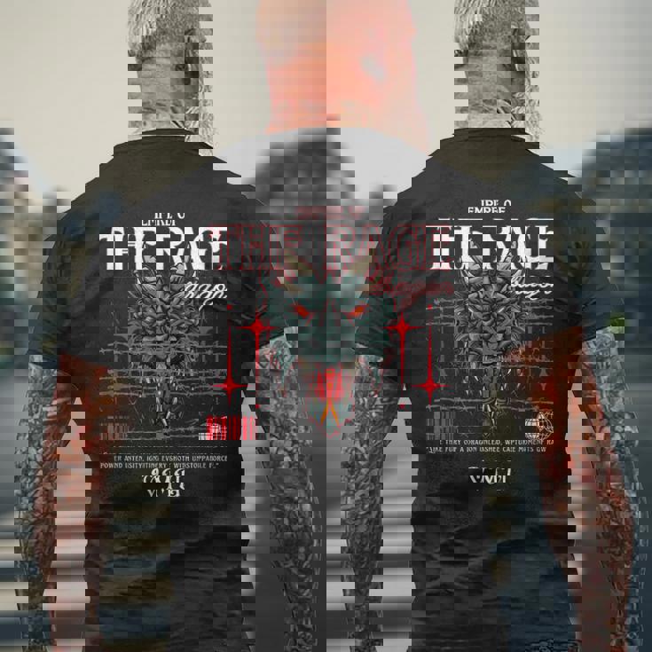 Dragon Musicnvibez メンズTシャツ バックプリント 高齢者への贈り物