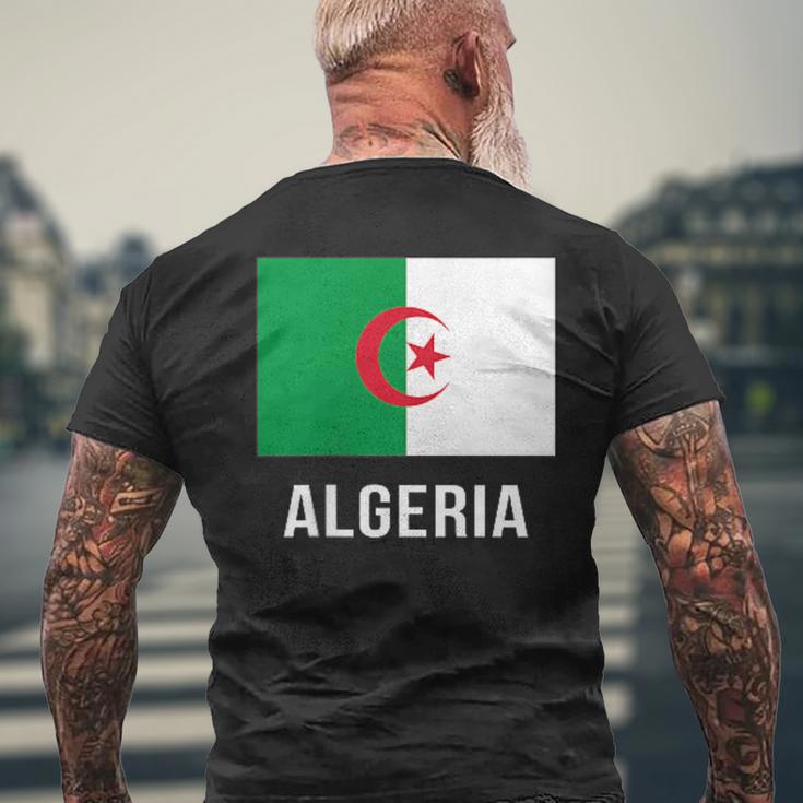 Drapeau Algérien De L'algérie T-shirt imprimé au dos Cadeaux pour les vieillards