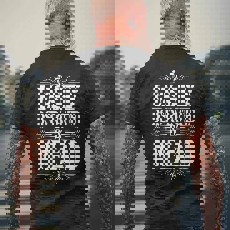 Easy Distracted By Mead 長袖tシャツ メンズTシャツ バックプリント 高齢者への贈り物