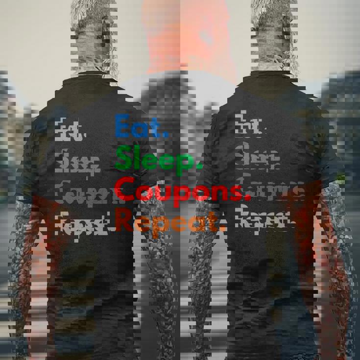 Eatleep クーポンリピート クーポンコレクター&クーポン愛好家 長袖tシャツ メンズTシャツ バックプリント 高齢者への贈り物