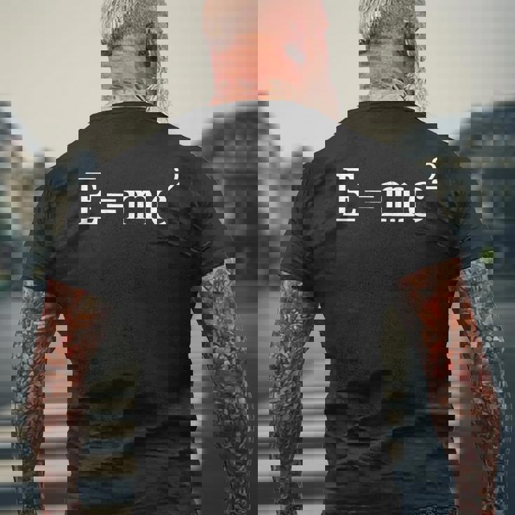 EMc2 メンズTシャツ バックプリント 高齢者への贈り物