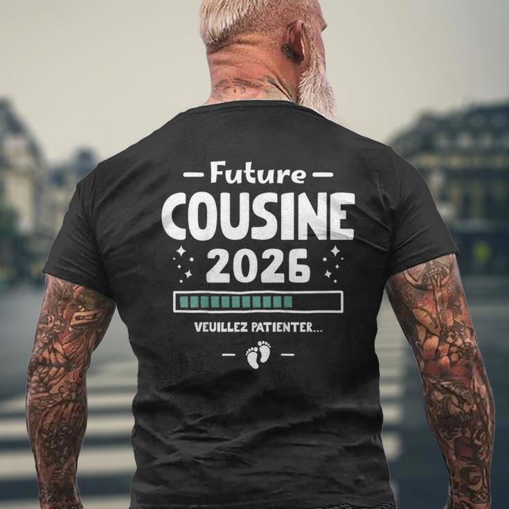 Enfant Annonce Première Grossesse Future Cousine 2026 En Attente T-shirt imprimé au dos Cadeaux pour les vieillards