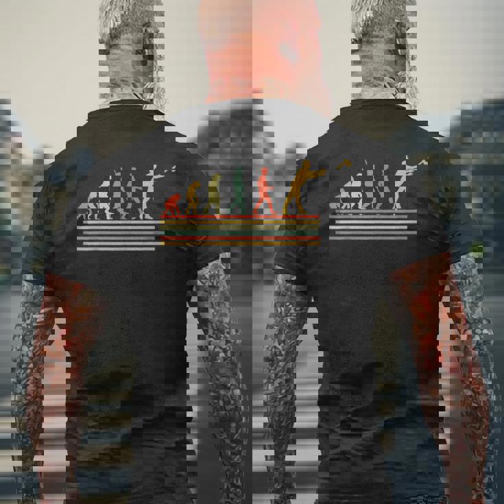 Evolution Of Axe 投げ斧投げ 斧投げ メンズTシャツ バックプリント 高齢者への贈り物