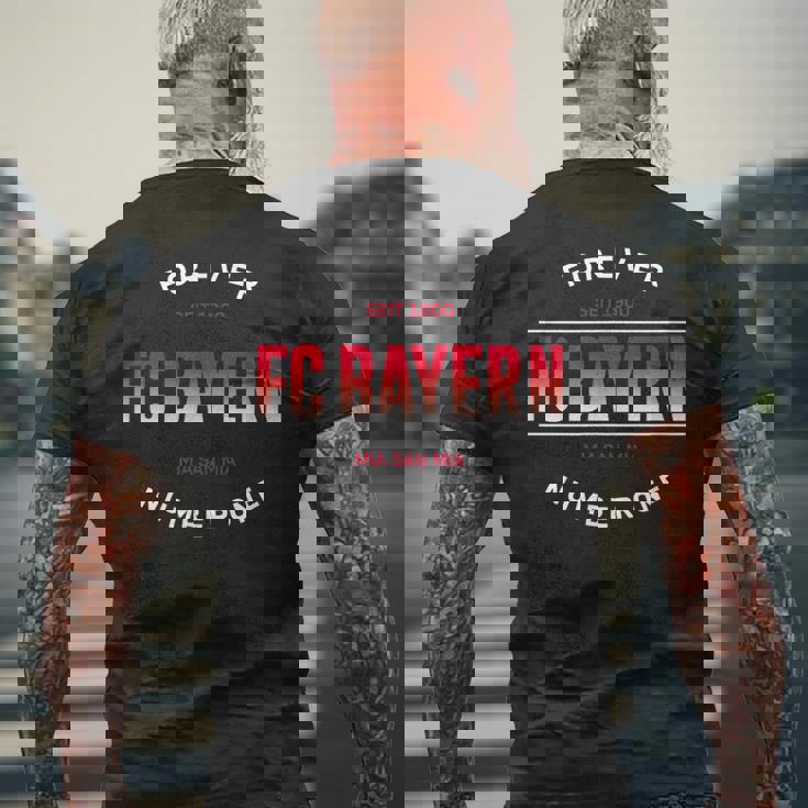 Fcバイエルン・ミュンヘン フォーエバー ナンバーワン メンズTシャツ バックプリント 高齢者への贈り物