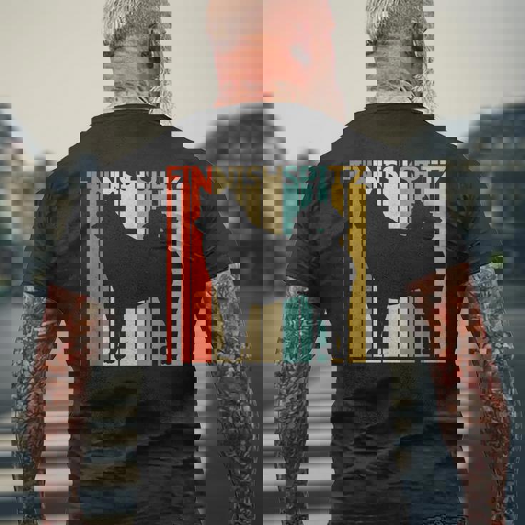 Finnishpitz フィニッシュ・スピッツ メンズTシャツ バックプリント 高齢者への贈り物