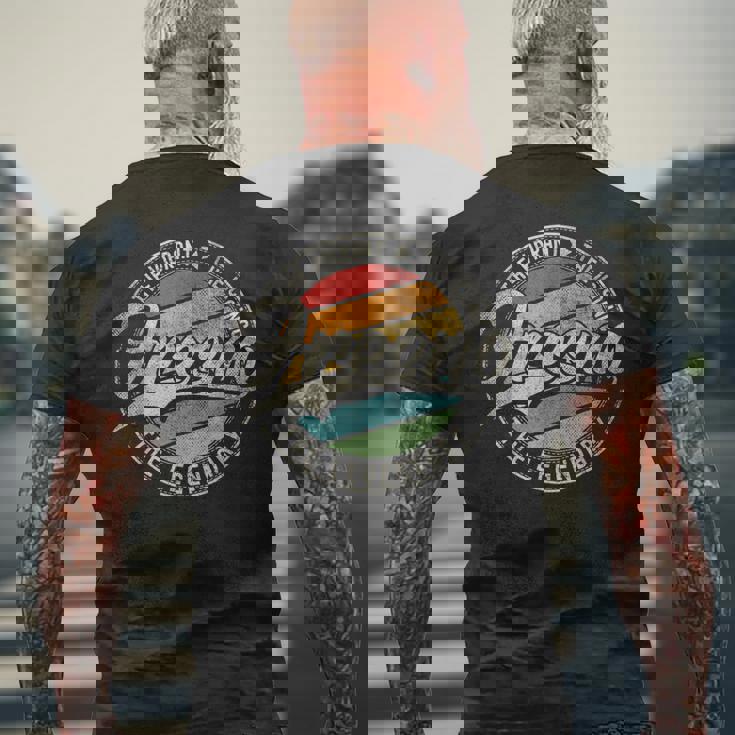 Fresno Ca メンズTシャツ バックプリント 高齢者への贈り物