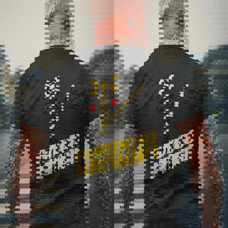 Fumikiri カンカン メンズTシャツ バックプリント 高齢者への贈り物