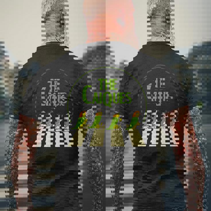 Birb Parrot Pet Doodle Parody The Caiques メンズTシャツ バックプリント 高齢者への贈り物