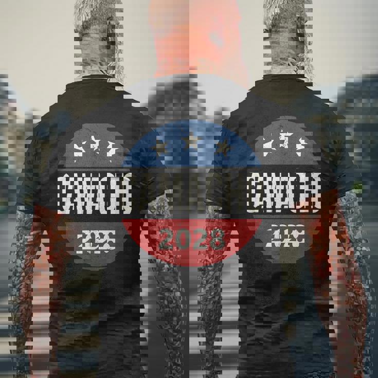 Retrointageote Camacho 2028 メンズTシャツ バックプリント 高齢者への贈り物