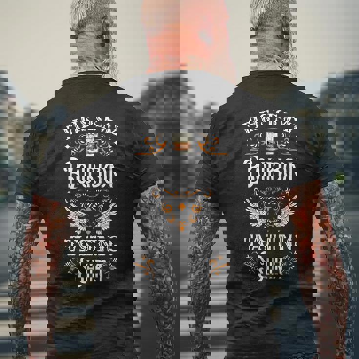 This Is My Bourbonテイスティングウイスキー愛好家へのギフト。 長袖tシャツ メンズTシャツ バックプリント 高齢者への贈り物