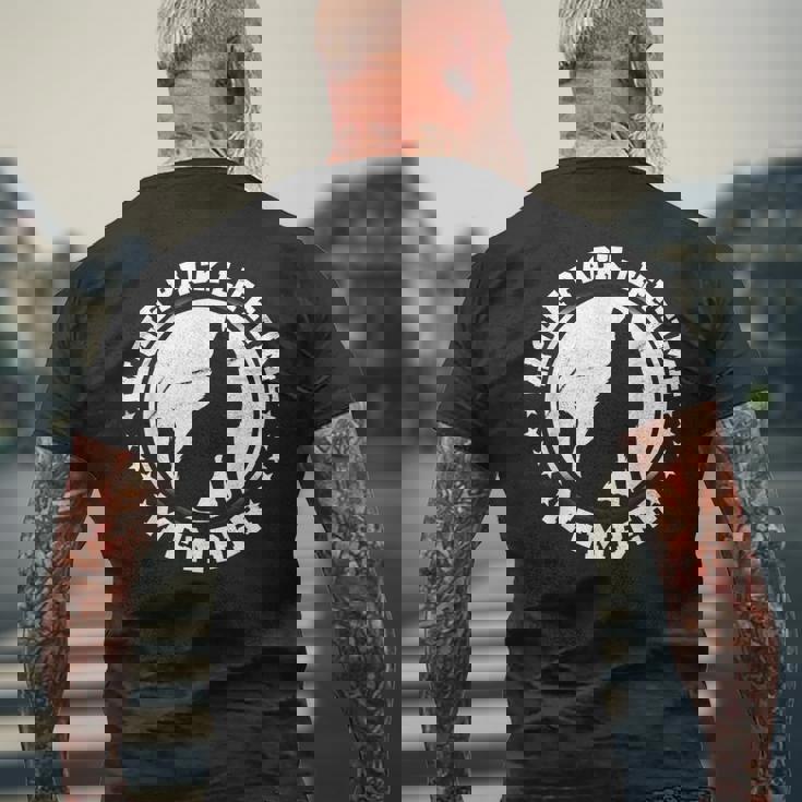 Wolf Wolf ギフト メンズTシャツ バックプリント 高齢者への贈り物