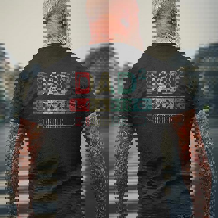 Futuro Papà Gemelliecondo Figlio Papà Alla Potenza Di 2 T-shirt da uomo con stampa posteriore Regalos para ancianos