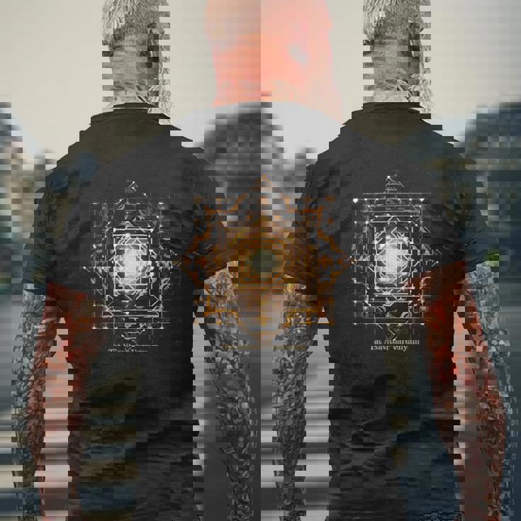 Gayatri Light メンズTシャツ バックプリント 高齢者への贈り物