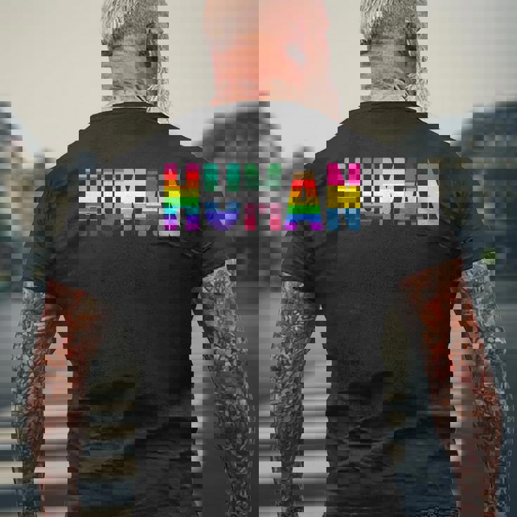 Genre Lesbienne Gay Trans Queer Tenue Arc-En-Ciel T-shirt imprimé au dos Cadeaux pour les vieillards