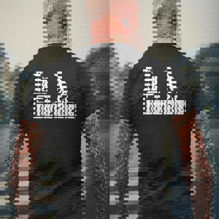 The Goldenfather ファニーゴールデンレトリバー お父さんシャツ メンズギフト メンズTシャツ バックプリント 高齢者への贈り物