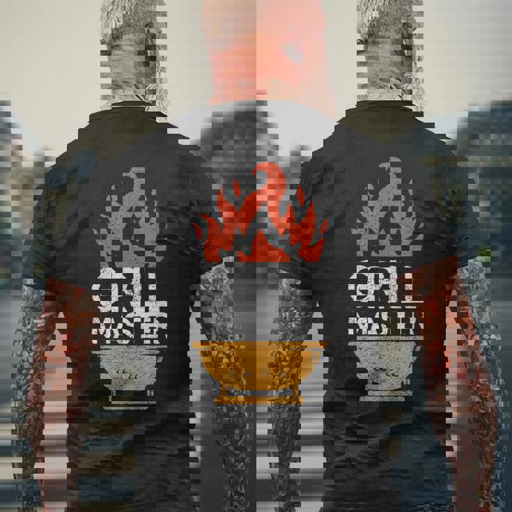 Grill Master メンズTシャツ バックプリント 高齢者への贈り物