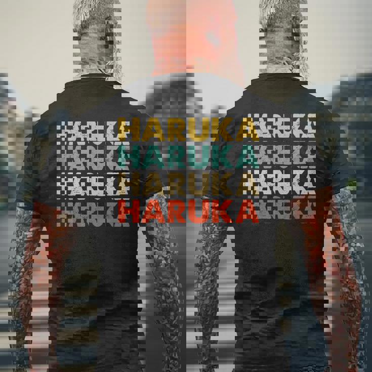 Haruka 遥 メンズTシャツ バックプリント 高齢者への贈り物