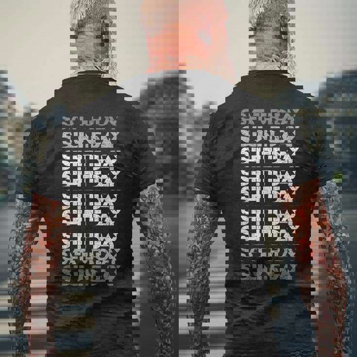 Weekend I Weekendhitday メンズTシャツ バックプリント 高齢者への贈り物