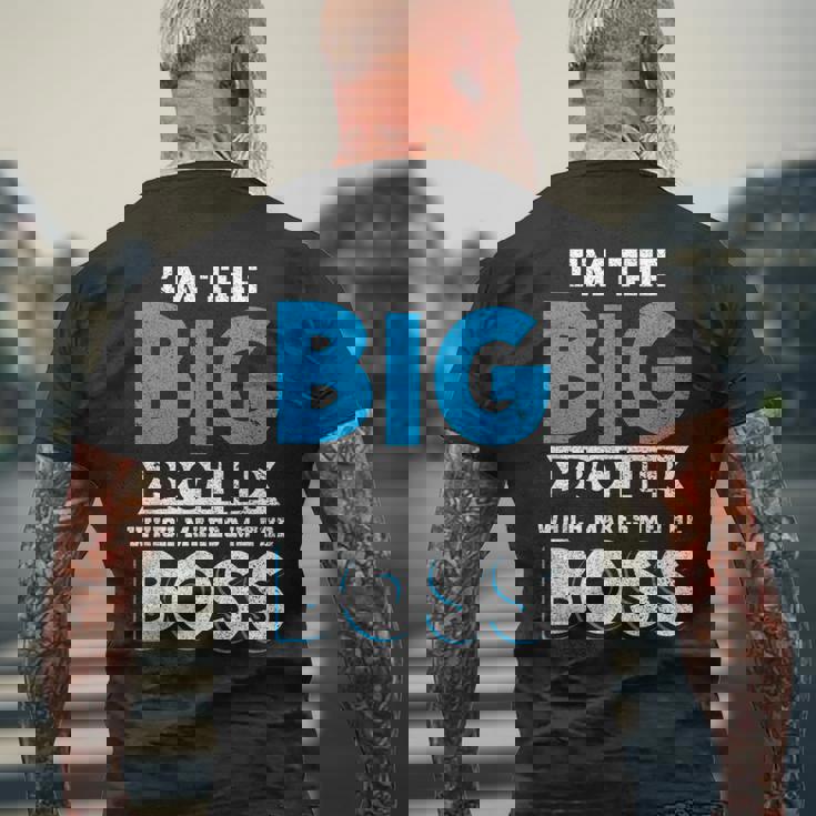 I'm The Big Brother Makes Me The Boss Pregnancy メンズTシャツ バックプリント 高齢者への贈り物