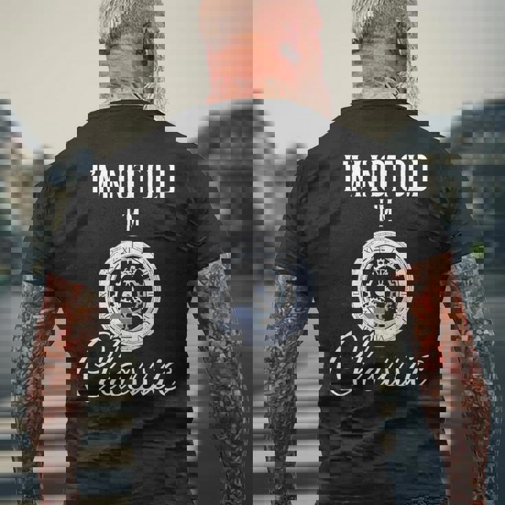 I'm Not Old I'm Classic 面白いヴィンテージ時計 メンズグラフィック 長袖tシャツ メンズTシャツ バックプリント 高齢者への贈り物