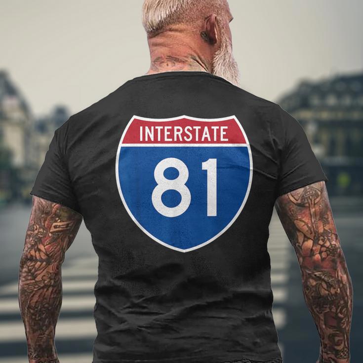 Interstate 81 Sign I-81 Highway Virginia Pennsylvania NY Men's Back ...