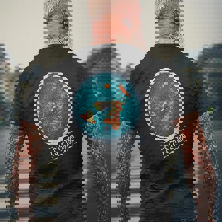 It's Flat Bro メンズTシャツ バックプリント 高齢者への贈り物