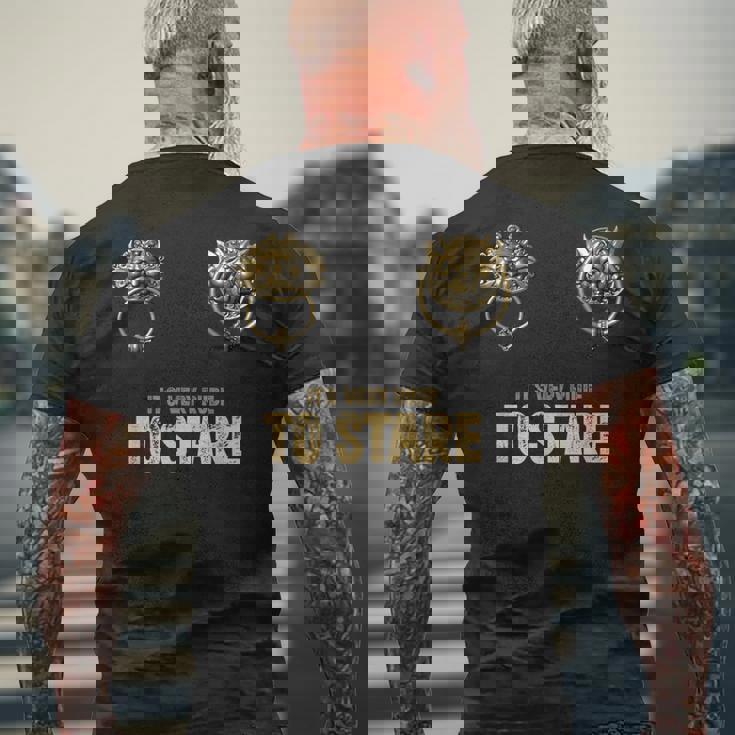 It'sery Rude Totare ラビリンス ドアノッカー メンズTシャツ バックプリント 高齢者への贈り物