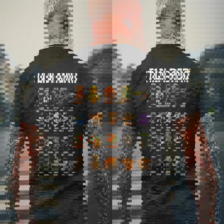 Italian Brainrot 面白いイタリアンブレインロットミームキャラクタ 長袖tシャツ メンズTシャツ バックプリント 高齢者への贈り物