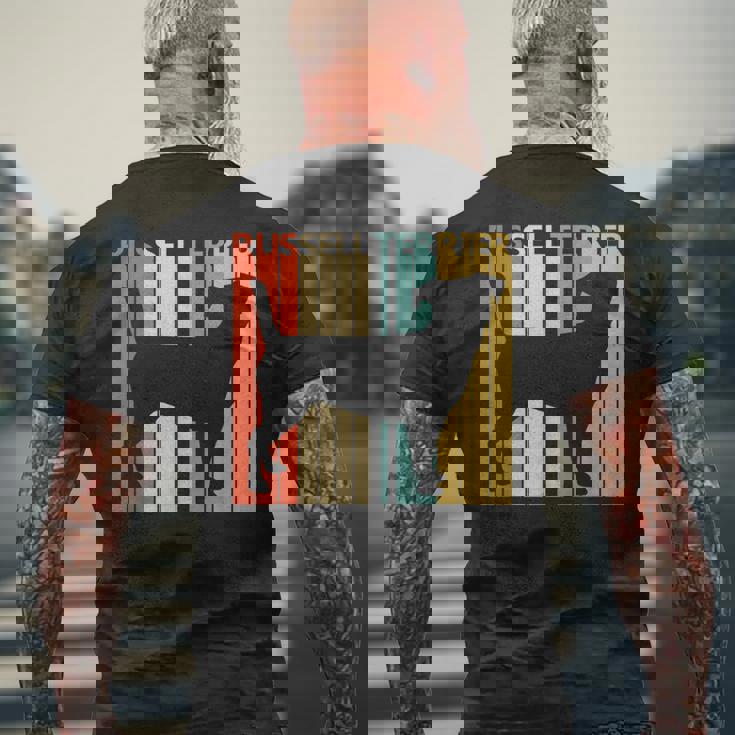 Jack Russell Terrier ジャック・ラッセル・テリア メンズTシャツ バックプリント 高齢者への贈り物