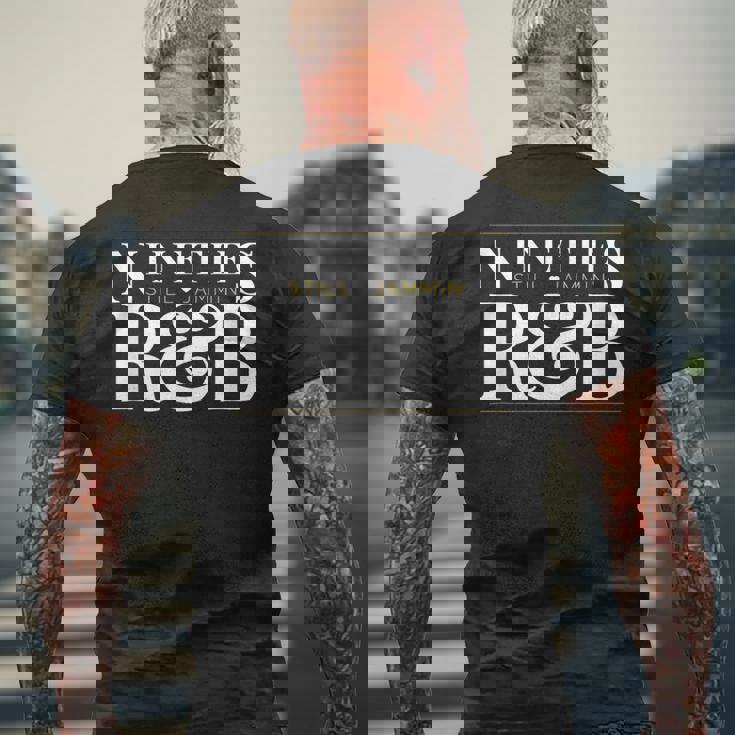 Jammin' Throwbackintage Rnb クラシック 90年代オールドスクール R&B メンズTシャツ バックプリント 高齢者への贈り物