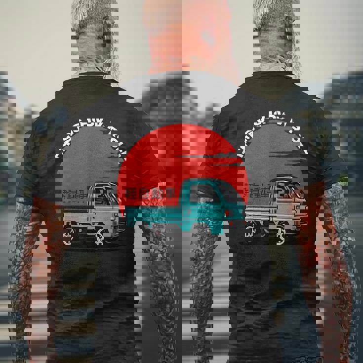 Japan Mini Truck Keiカーキャブオーバーコンパクト4wdオフロードトラック メンズTシャツ バックプリント 高齢者への贈り物