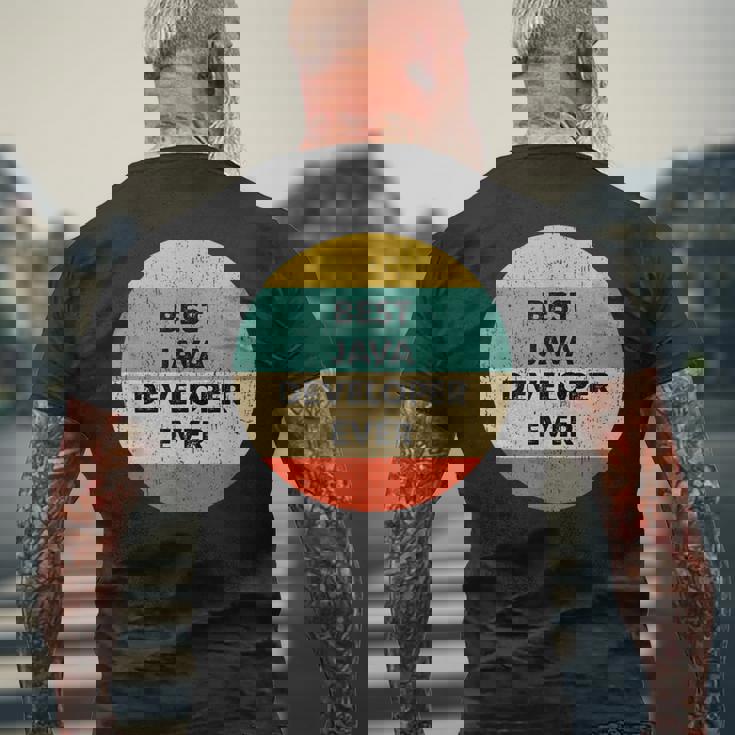 Javaデベロッパーシャツ メンズTシャツ バックプリント 高齢者への贈り物