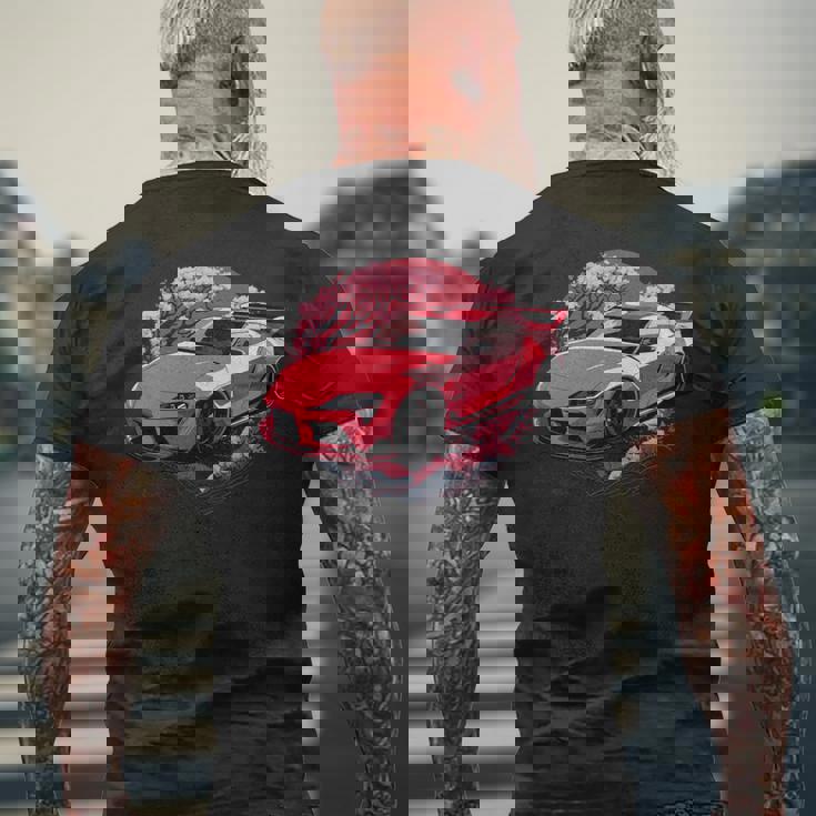 Jdmupra Mk5 Gr 桜 2Jz スタンスグラフィックtシャツ 長袖tシャツ メンズTシャツ バックプリント 高齢者への贈り物