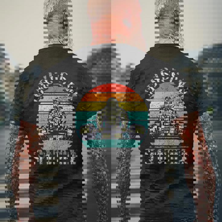 Jesus Is Mypotter レトロ ウェイトリフティング ジム フィットネス ワークアウト メンズTシャツ バックプリント 高齢者への贈り物