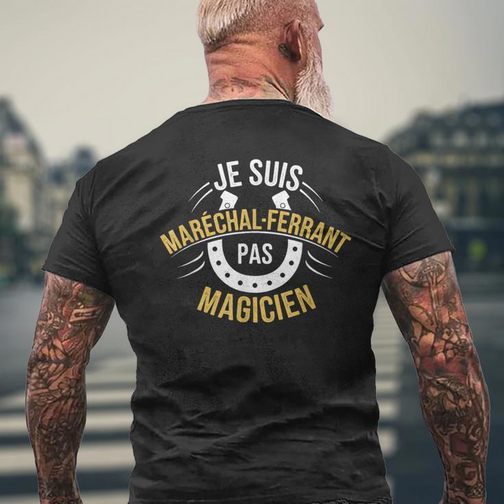 Jeuis Maréchal-Ferrant Pas Magicien Chevaux T-shirt imprimé au dos Cadeaux pour les vieillards