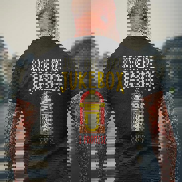 Just One More ジュークボックス I Promise 長袖tシャツ メンズTシャツ バックプリント 高齢者への贈り物