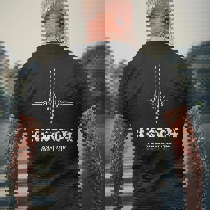 Kilonova 重力波 天文学科学 メンズTシャツ バックプリント 高齢者への贈り物