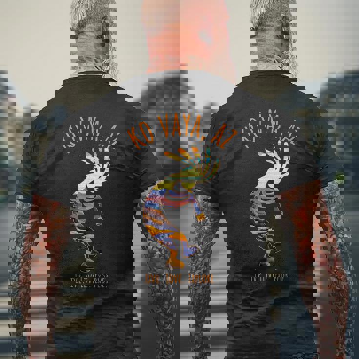 Koaya アリゾナ Usa ダンシング ココペリ 南西部デザイン メンズTシャツ バックプリント 高齢者への贈り物