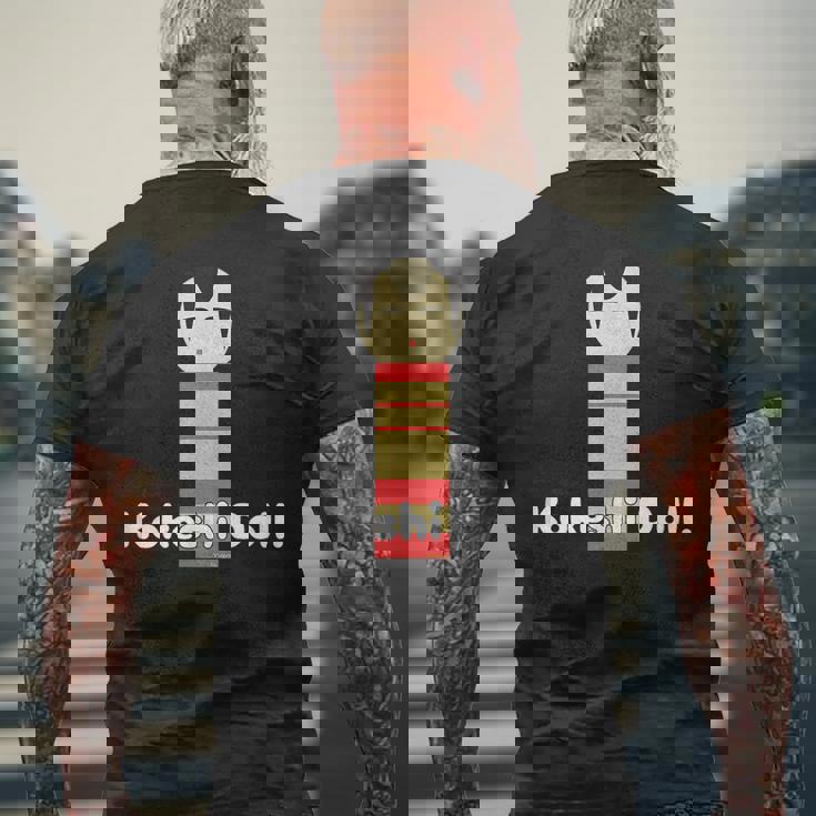 Kokeshi Doll こけし 人形 昭和 大正 レトロ お土産 グッズ メンズTシャツ バックプリント 高齢者への贈り物