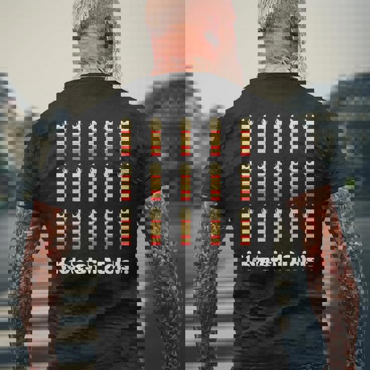 Kokeshi Dolls こけし 人形 着物 明治 大正 昭和 レトロ お土産 メンズTシャツ バックプリント 高齢者への贈り物