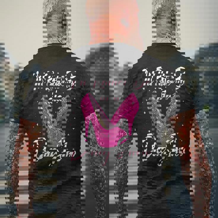 Lgbtq I'd Rather Be At A Draghow ドラァグクイーン 長袖tシャツ メンズTシャツ バックプリント 高齢者への贈り物